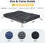 Grey Futon Mattress Full Size, Extra Thick Sofa Bed Adults Foldable Mattress 8"